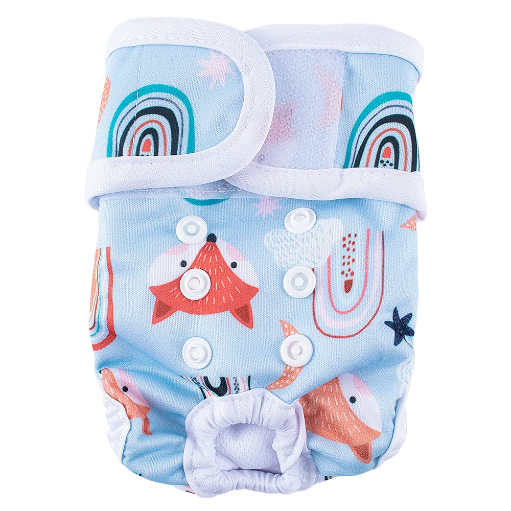 Couche Lavable & Ajustable pour Chienne – Absorption Renforcée & Imperméable