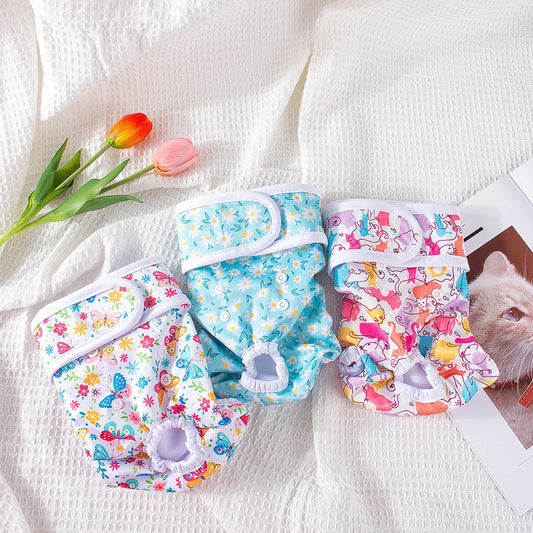 Couche Lavable & Ajustable pour Chienne – Absorption Renforcée & Imperméable