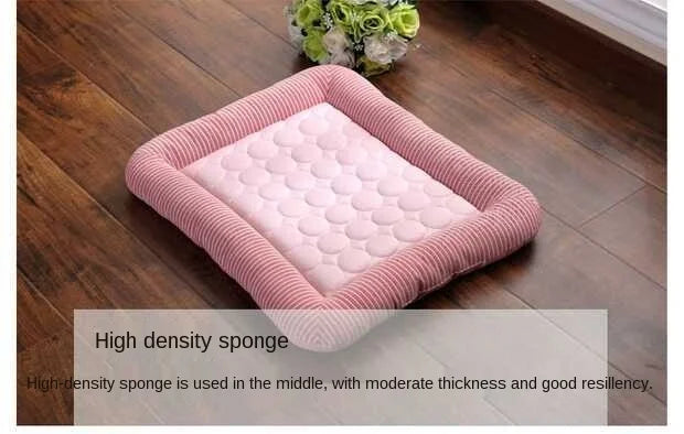 Tapis Rafraîchissant "Ice Silk" avec Rebords – Confort & Anti-Coup de Chaleur