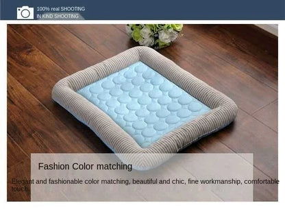 Tapis Rafraîchissant "Ice Silk" avec Rebords – Confort & Anti-Coup de Chaleur