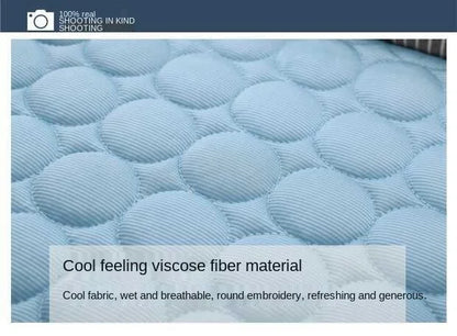Tapis Rafraîchissant "Ice Silk" avec Rebords – Confort & Anti-Coup de Chaleur
