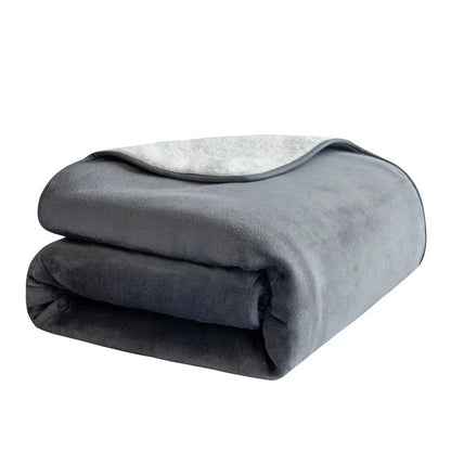 Couverture Imperméable Premium "Anti-Bouloche" – Doublure Sherpa & Résistante