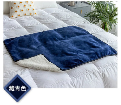 Couverture Imperméable Premium "Anti-Bouloche" – Doublure Sherpa & Résistante