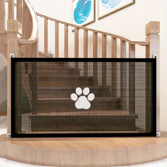 Barrière de Sécurité Filet pour Chien – Portes & Escaliers (Sans Perçage)