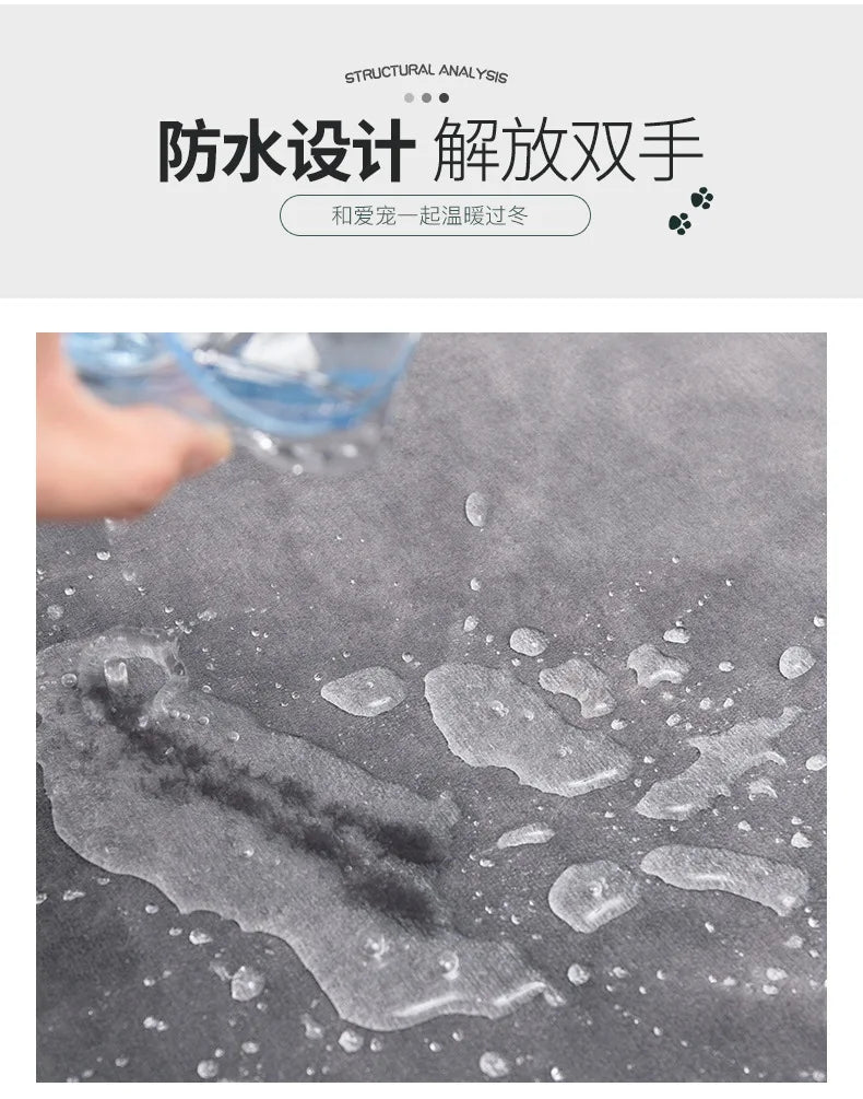 Couverture Imperméable Premium "Anti-Bouloche" – Doublure Sherpa & Résistante