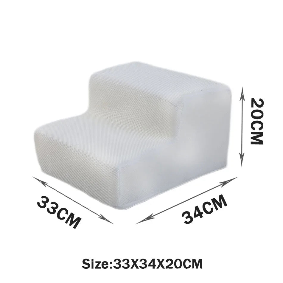 Escalier Chien "Classic Cube" : Marches Droites & Stables (Mousse Confort)