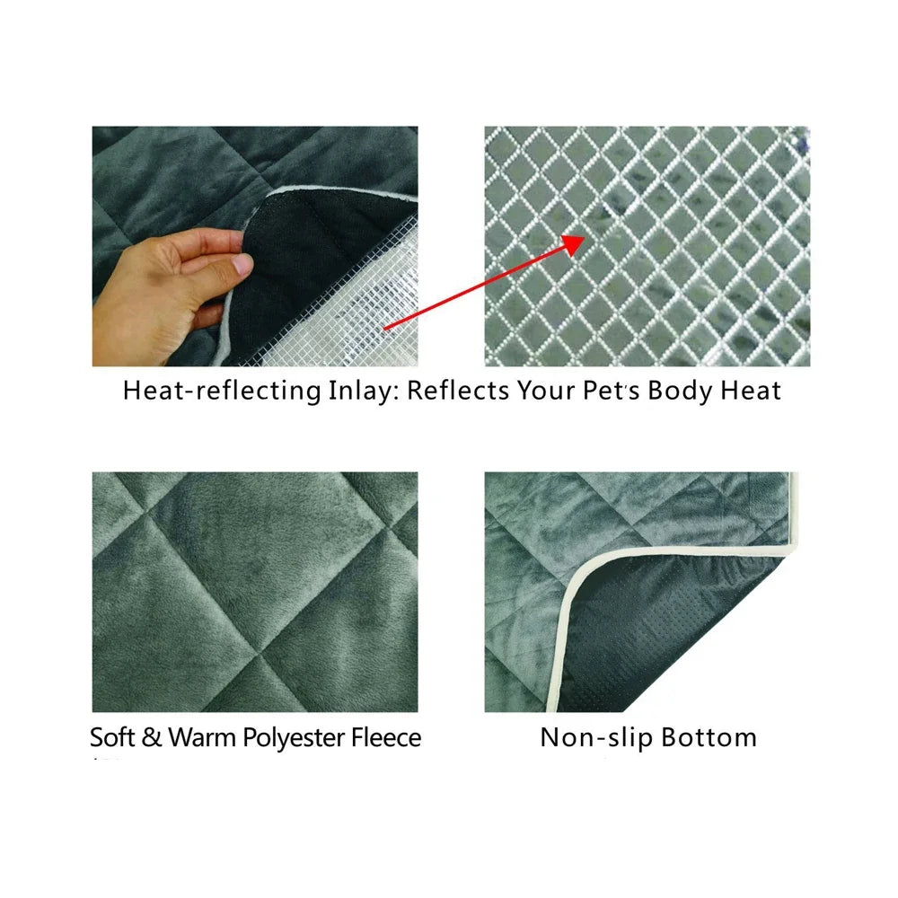 Tapis Thermique Auto-Chauffant "Miroir" – Spécial Arthrose & Seniors (Sans Électricité)