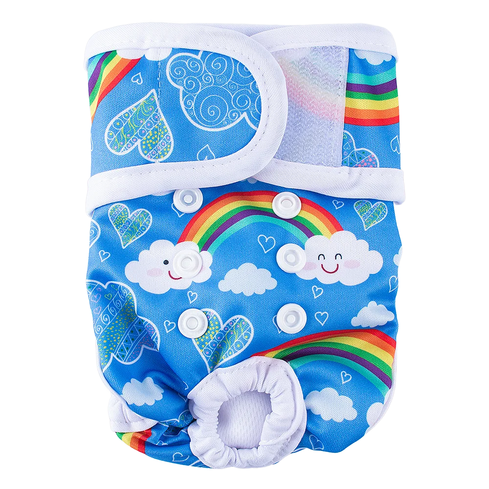 Couche Lavable & Ajustable pour Chienne – Absorption Renforcée & Imperméable