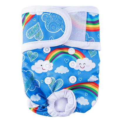 Couche Lavable & Ajustable pour Chienne – Absorption Renforcée & Imperméable