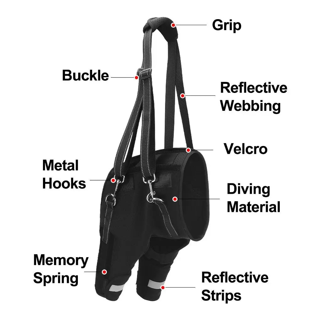 Harnais de Soutien "Hip Secure" : Enveloppe Hanches & Pattes (Respirant)