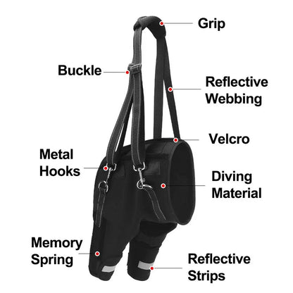 Harnais de Soutien "Hip Secure" : Enveloppe Hanches & Pattes (Respirant)