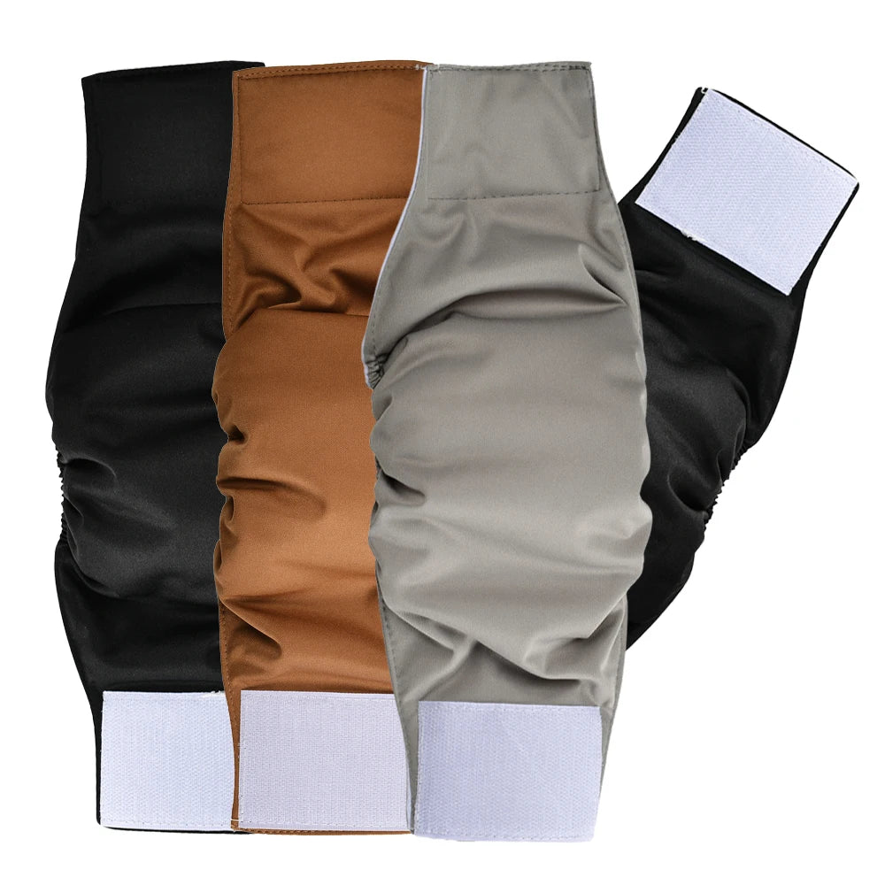 Lot de 3 Bandeaux Urinaires Lavables – Couches Mâle Anti-Marquage (Économique)