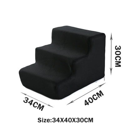Escalier Chien "Classic Cube" : Marches Droites & Stables (Mousse Confort)