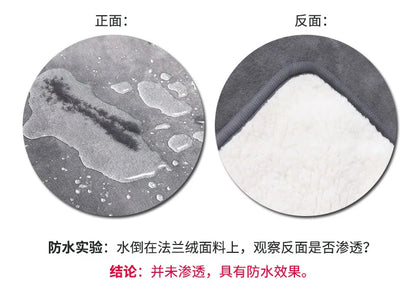 Couverture Imperméable Premium "Anti-Bouloche" – Doublure Sherpa & Résistante