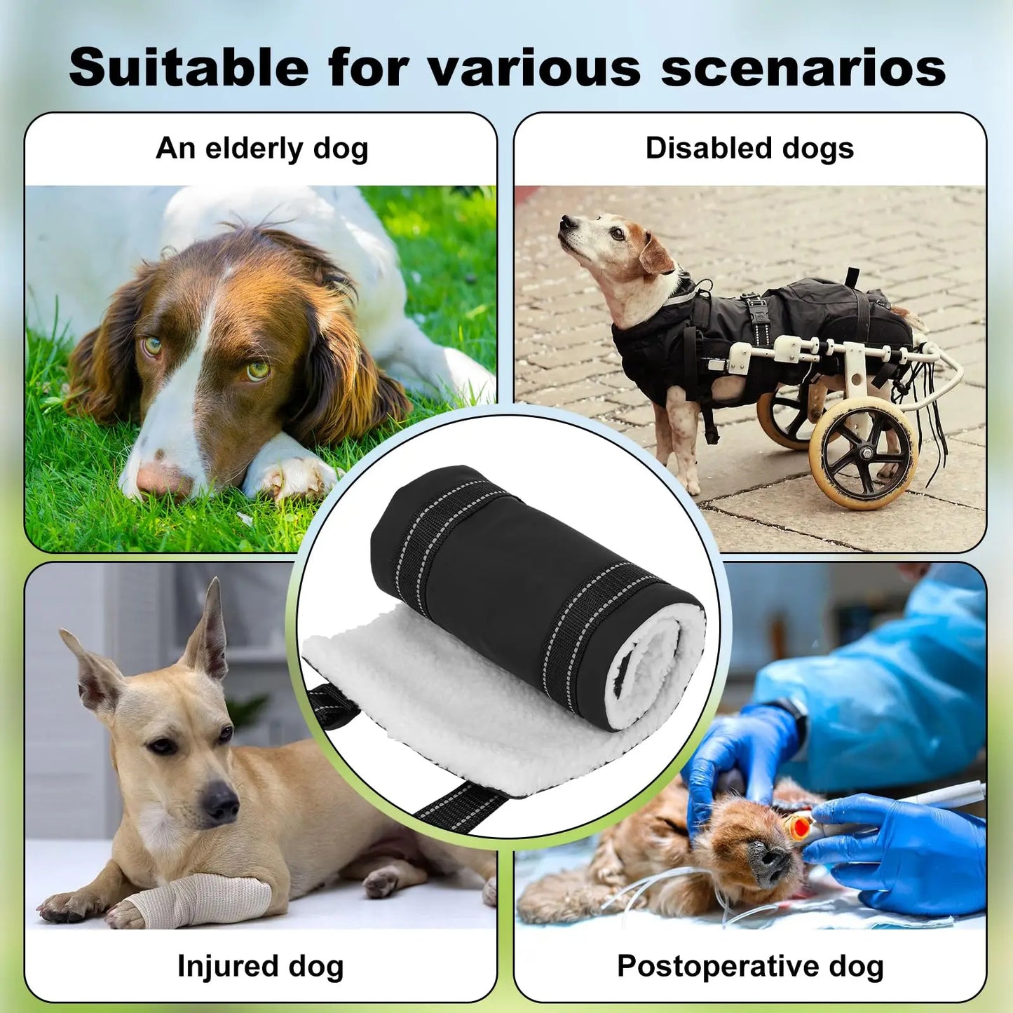 Harnais de Soutien "Soft Lift" : Doublure Polaire & Sangles Réglables (S à L)