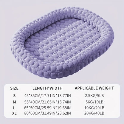 Panier Orthopédique Rafraîchissant : Latex & Soie Glacée – Anti-Coup de Chaleur