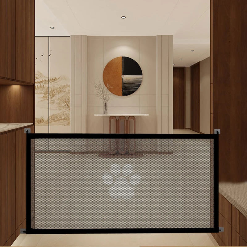 Barrière de Sécurité Filet pour Chien – Portes & Escaliers (Sans Perçage)
