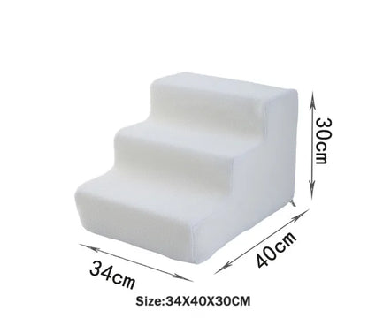 Escalier Chien "Classic Cube" : Marches Droites & Stables (Mousse Confort)