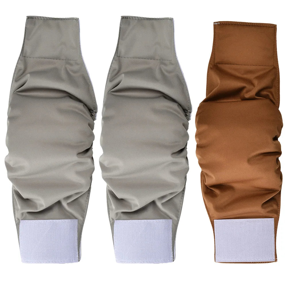 Lot de 3 Ceintures de Propreté Lavables pour Chien Mâle – Anti-Fuite & Ajustable