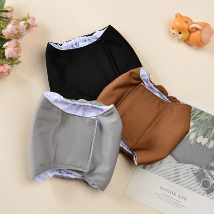 Lot de 3 Bandeaux Urinaires Lavables – Couches Mâle Anti-Marquage (Économique)