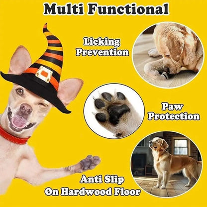 Chaussettes Antidérapantes avec Sangles : Adhérence Parquet & Protection (Lot de 4)