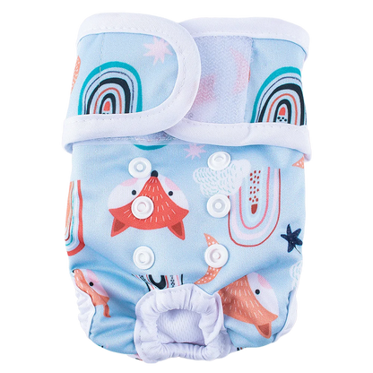 Couche Lavable & Ajustable pour Chienne – Absorption Renforcée & Imperméable