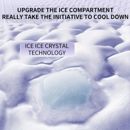 Panier Orthopédique Rafraîchissant : Latex & Soie Glacée – Anti-Coup de Chaleur