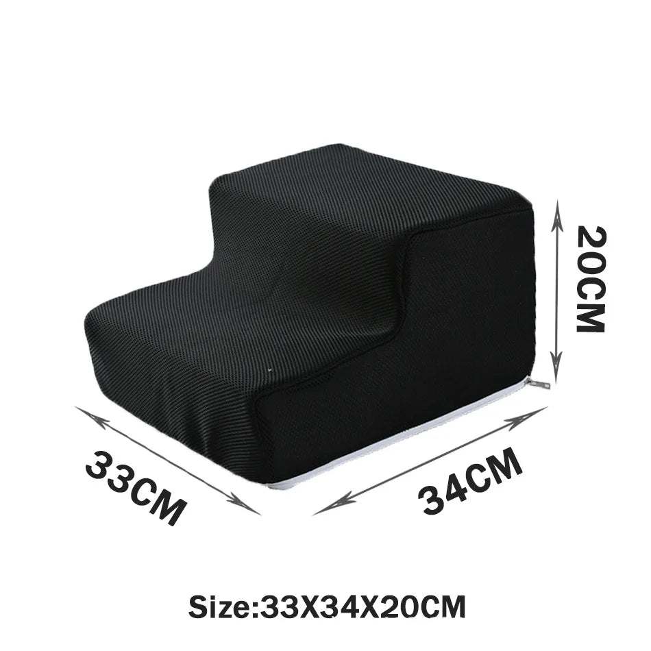 Escalier Chien "Classic Cube" : Marches Droites & Stables (Mousse Confort)