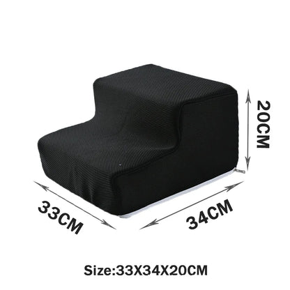 Escalier Chien "Classic Cube" : Marches Droites & Stables (Mousse Confort)