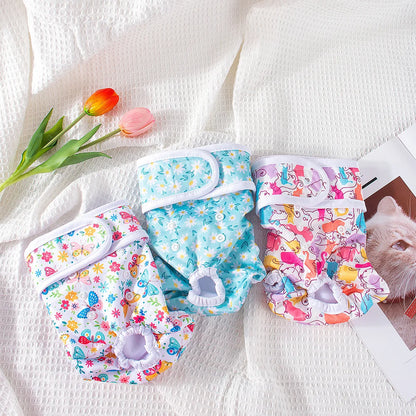 Couche Lavable & Ajustable pour Chienne – Absorption Renforcée & Imperméable