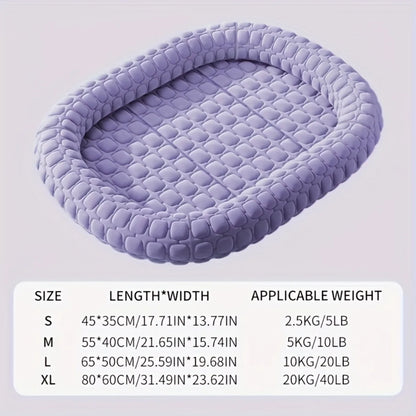 Panier Orthopédique Rafraîchissant : Latex & Soie Glacée – Anti-Coup de Chaleur