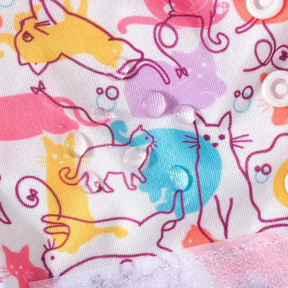 Couche Lavable & Ajustable pour Chienne – Absorption Renforcée & Imperméable