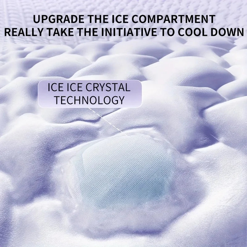 Panier Orthopédique Rafraîchissant : Latex & Soie Glacée – Anti-Coup de Chaleur