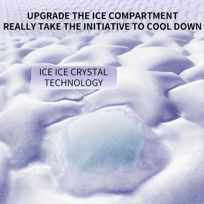 Panier Orthopédique Rafraîchissant : Latex & Soie Glacée – Anti-Coup de Chaleur