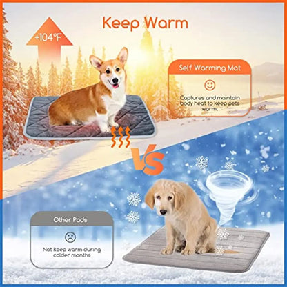 Tapis Thermique Auto-Chauffant "Miroir" – Spécial Arthrose & Seniors (Sans Électricité)