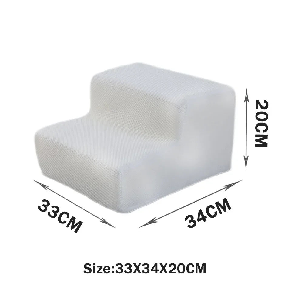 Escalier Chien "Classic Cube" : Marches Droites & Stables (Mousse Confort)