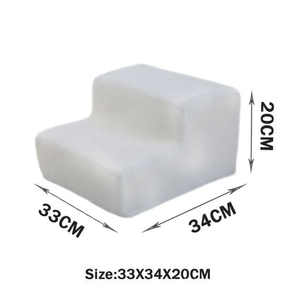 Escalier Chien "Classic Cube" : Marches Droites & Stables (Mousse Confort)