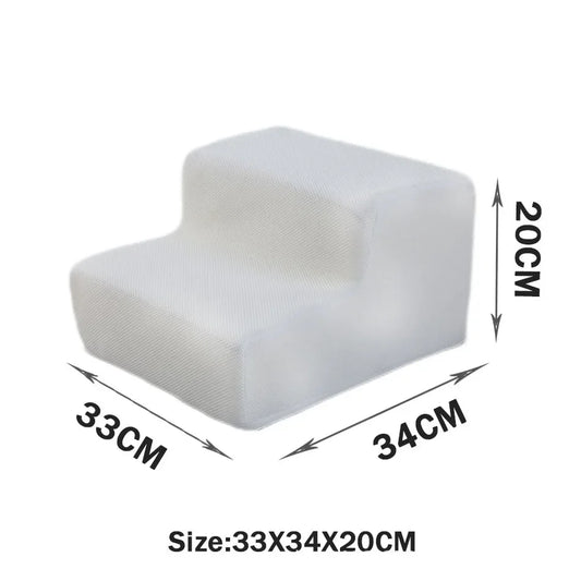 Escalier Chien "Classic Cube" : Marches Droites & Stables (Mousse Confort)