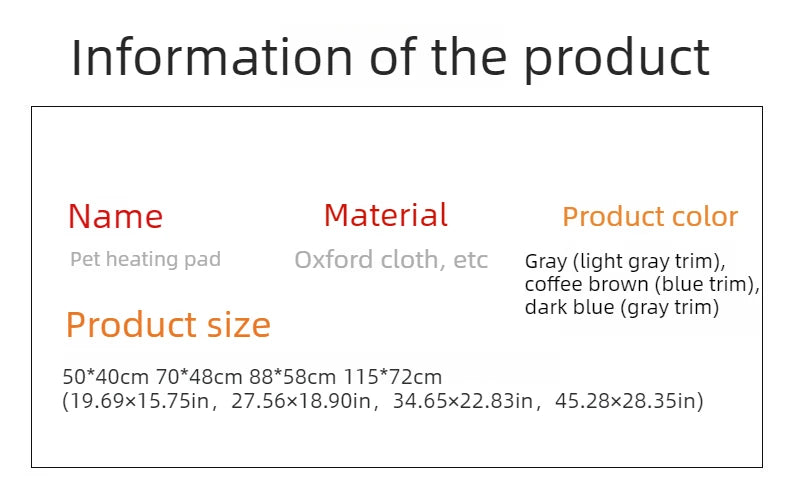 Tapis Chauffant Auto-Réfléchissant pour Chien – Chaleur Naturelle Sans Électricité