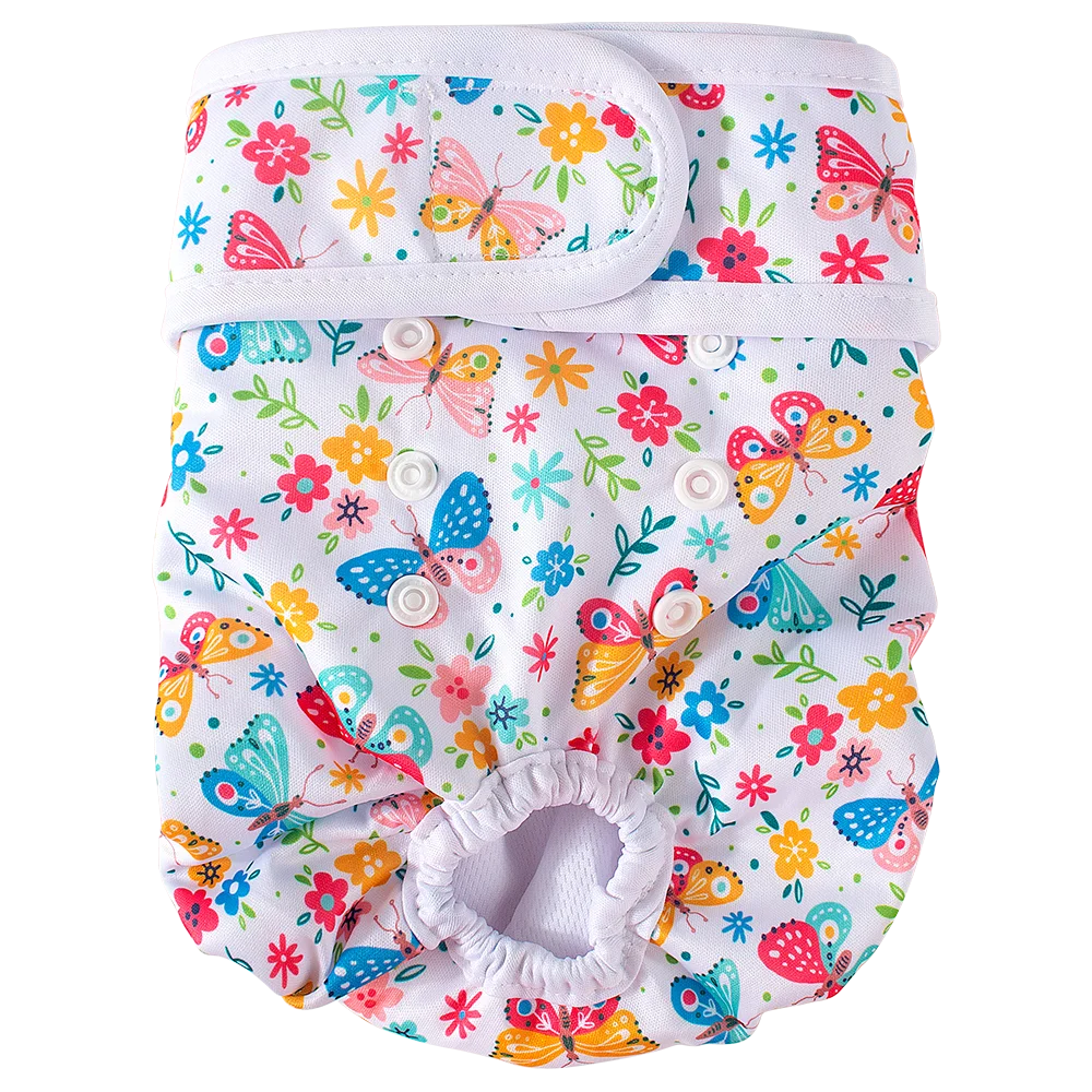Couche Lavable & Ajustable pour Chienne – Absorption Renforcée & Imperméable