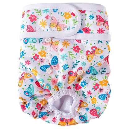 Couche Lavable & Ajustable pour Chienne – Absorption Renforcée & Imperméable