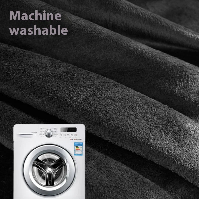 Couverture Thermique Épaisse & Imperméable – Polaire & Mouton (Lavable Machine)