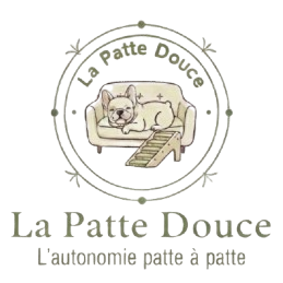 Logo de La Patte Douce - Spécialiste en escaliers et rampes de mobilité pour chiens